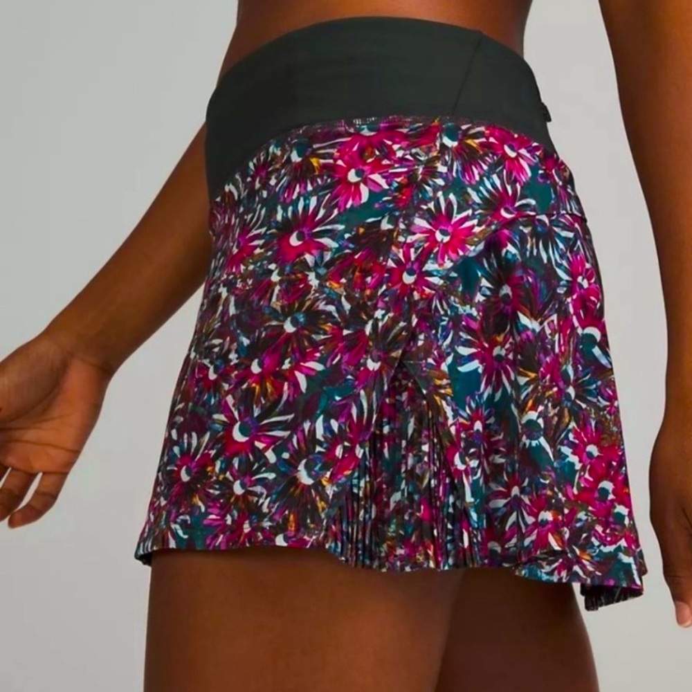 Lululemon Athletica Flowered Sports Skort
